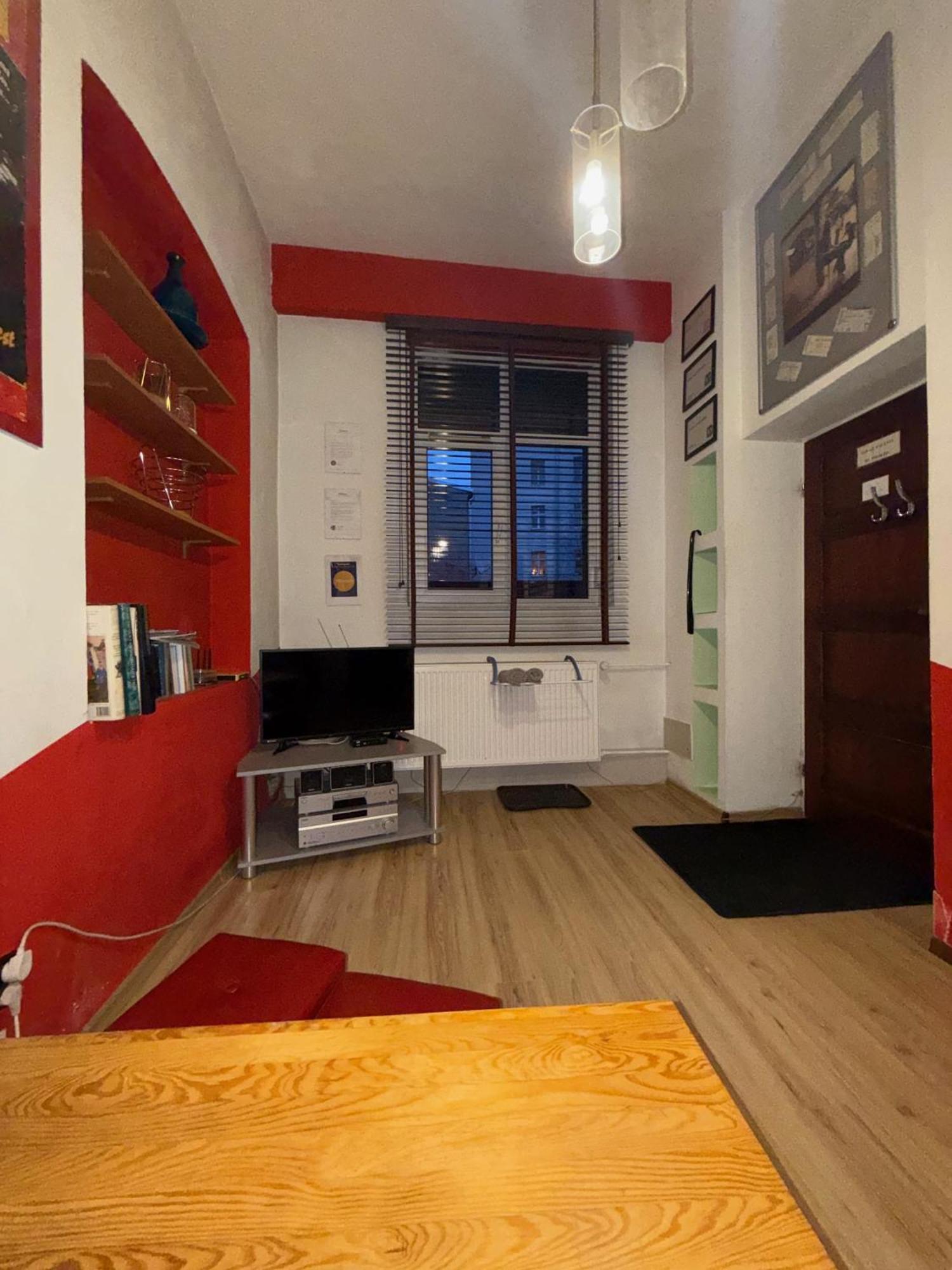Ferienwohnung Studio Red And White Łódź Exterior foto